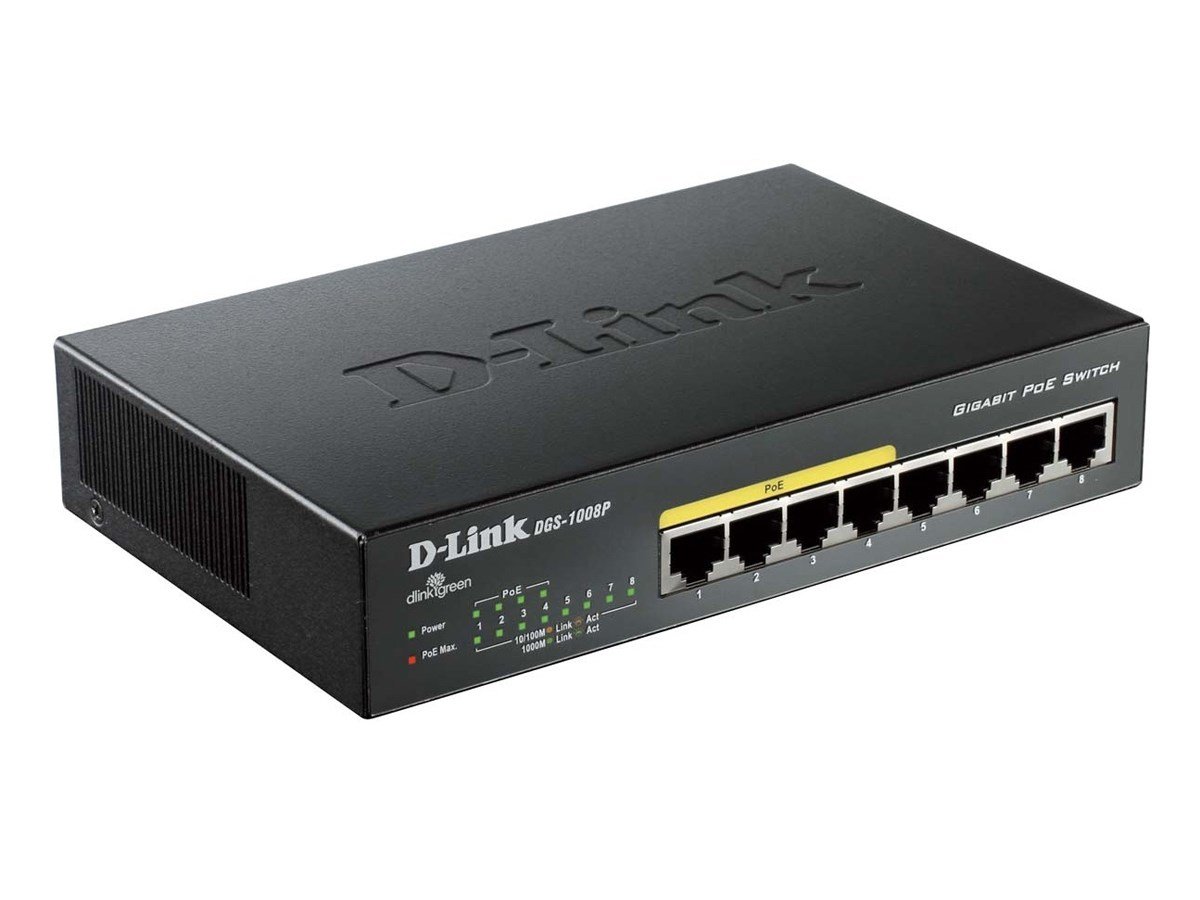 Amazon.co.jp: CLASSYTEK D-Link DGS-1008P 8ポート ギガビットメタル